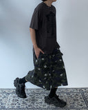 Flower Camo Cargo Bermuda Pants