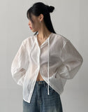 Charlie See-Through Loose Fit Blouse