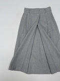 Belly Wool Pleated Skirt