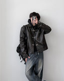 Barrier Hook Leather Jacket
