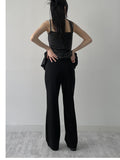 Daily Ribbed Bootcut Pants