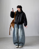 Frost Curve Wide Denim