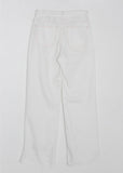 WHITE STITCH SLIT PT
