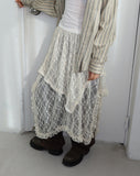 Lace layered skirt