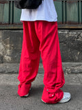 Nylon Snap Layered Pants