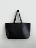 Big square leather bag