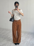 831 Corduroy High-Waist Wide Pants