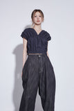 curve balloon denim