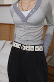 Cycle eyelet long belt