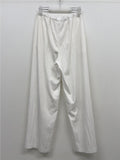End Two-Tuck Nylon Banding Wide Pants