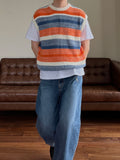 Fresh Stripe Knit Vest