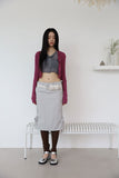 Eyelet one-piece skirt