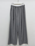 Color Matching Banding Stripe Wide Slacks