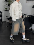 Western Mood Sand Bermuda Denim