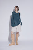 paper leather long boots
