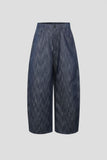 Eddy slub point denim pants