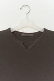 Wise Pigment Waffled Top