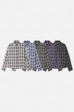 Lucent pigment over check shirt