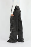 Fuse pocket black denim