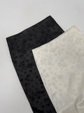 Jacquard Satin H-Line Long Skirt