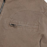 Round Slit Biker Jacket