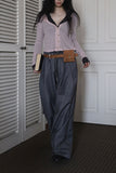True wide slacks pants