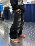Camio Destroyed Washed Denim Pants