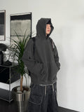Pigment Washing Boxy Hoodie