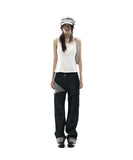Metal Denim Pants