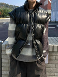 Default leather padding vest