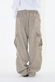 Baden corduroy pintuck pants