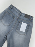 103 Grayish Wide Denim Pants