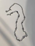 Oval Silver Chain Belt