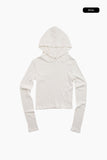 Veil modal hood long sleeve