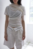 Drape Shirring Tee