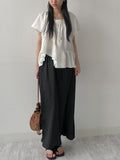 Prin Unbalanced Flare Blouse