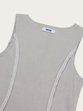 (W) Label Pigment Sleeveless
