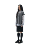 Sheer Panel Flare Tee