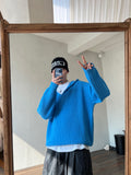 Over Hood V Knit