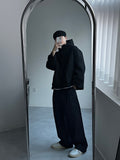 Two-Tuck Raw Wide Denim