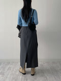 Scarf Strap Long Skirt