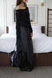 North Pig Pintuck Wide Pants