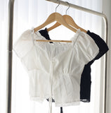 Arora shirring ribbon t-shirt