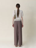 Woody Collar Linen Knit