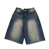Exi Wide Bermuda Denim