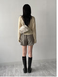 Tail Sheep V-Neck Loose Fit Knit