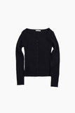 Scoop ribbed cardigan