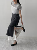 Roll-up Short Sleeve Crop T-Shirt