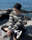 RB Linen Mix Stripe T-Shirt