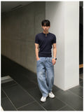 Tive Muscle Fit Henley Neck Short Sleeve T-shirt